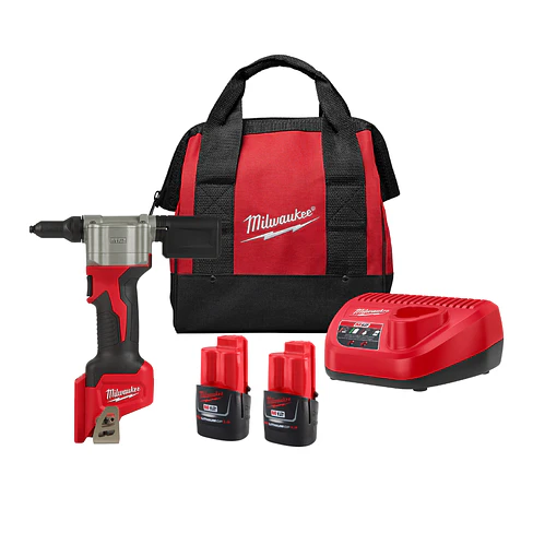 Kit Remachadora Inalámbrica Milwaukee M12 Modelo 2550-22 1