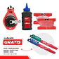 Tizador Aluminio Milwaukee 30mt Tiza Azul + 2 Marcadores Inkzall - Miniatura 1