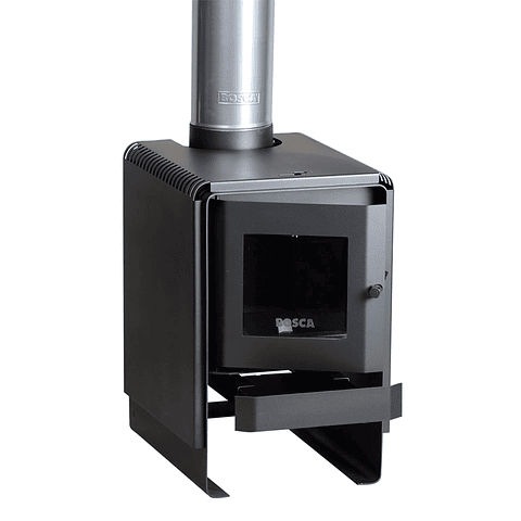 Calefactor a Leña Bosca Eco 350 Certificado – Estufa Bosca para Calefaccionar hasta 120 m² con Alta Eficiencia
