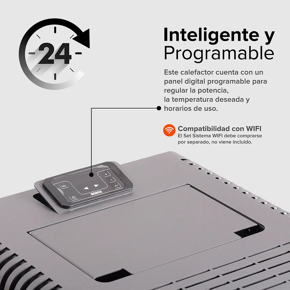 Calefactor a Pellet Bosca Hera + Roja Certificado – Estufa a Pellet Bosca Alto Rendimiento 3