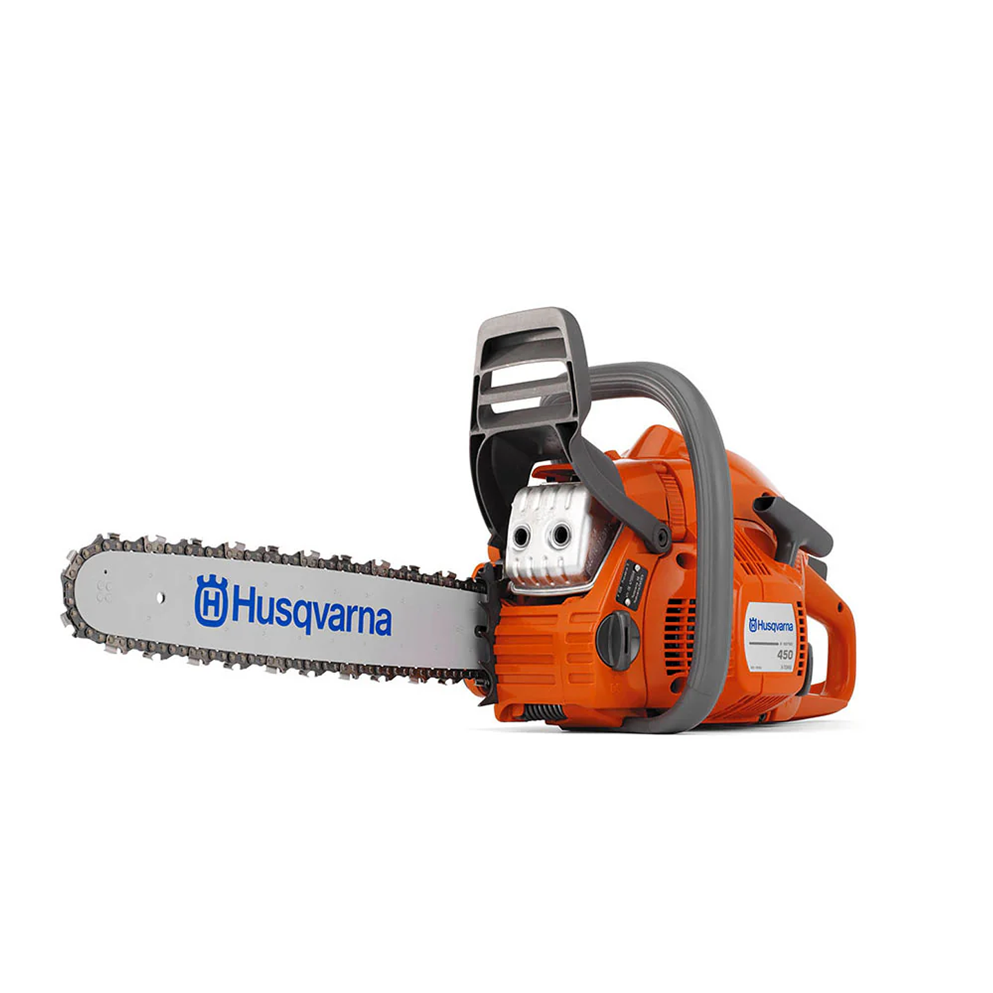 Motosierra Husqvarna 450 II 18″ Profesional – Motosierra 50cc Alta Potencia para Leña y Tala 1