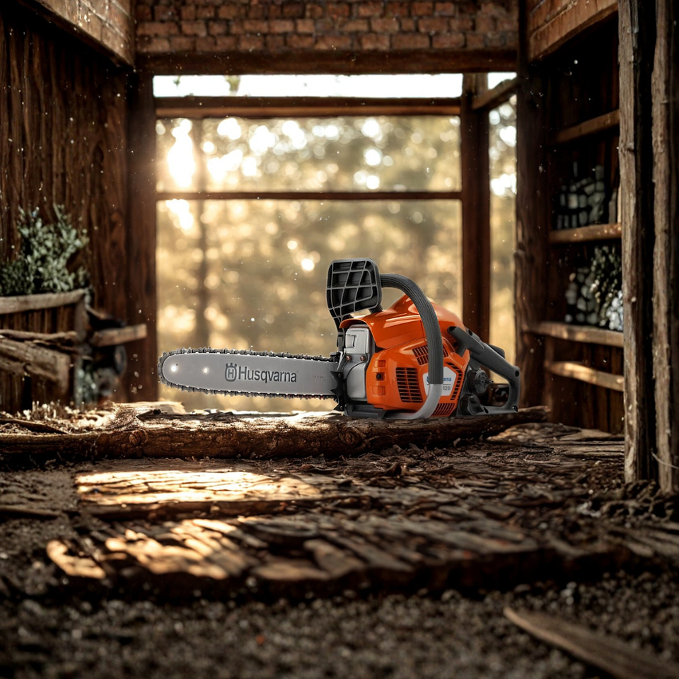 Motosierra Husqvarna 120 16″ – Motosierra a Gasolina Liviana para Leña y Jardín 2