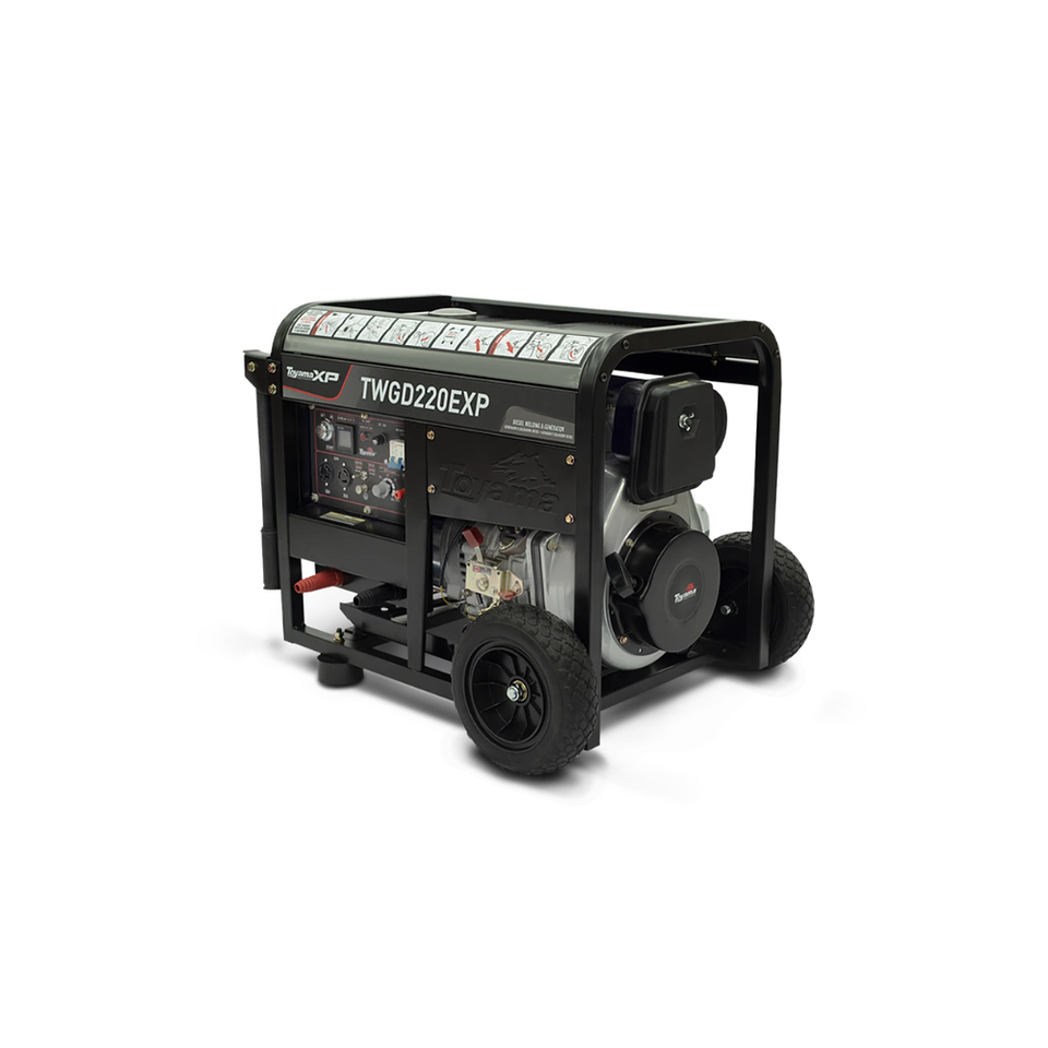 Motosoldador Diesel 3.5 kW con Partida Eléctrica TDWGD220EXP | Generador Soldadora Portátil 1
