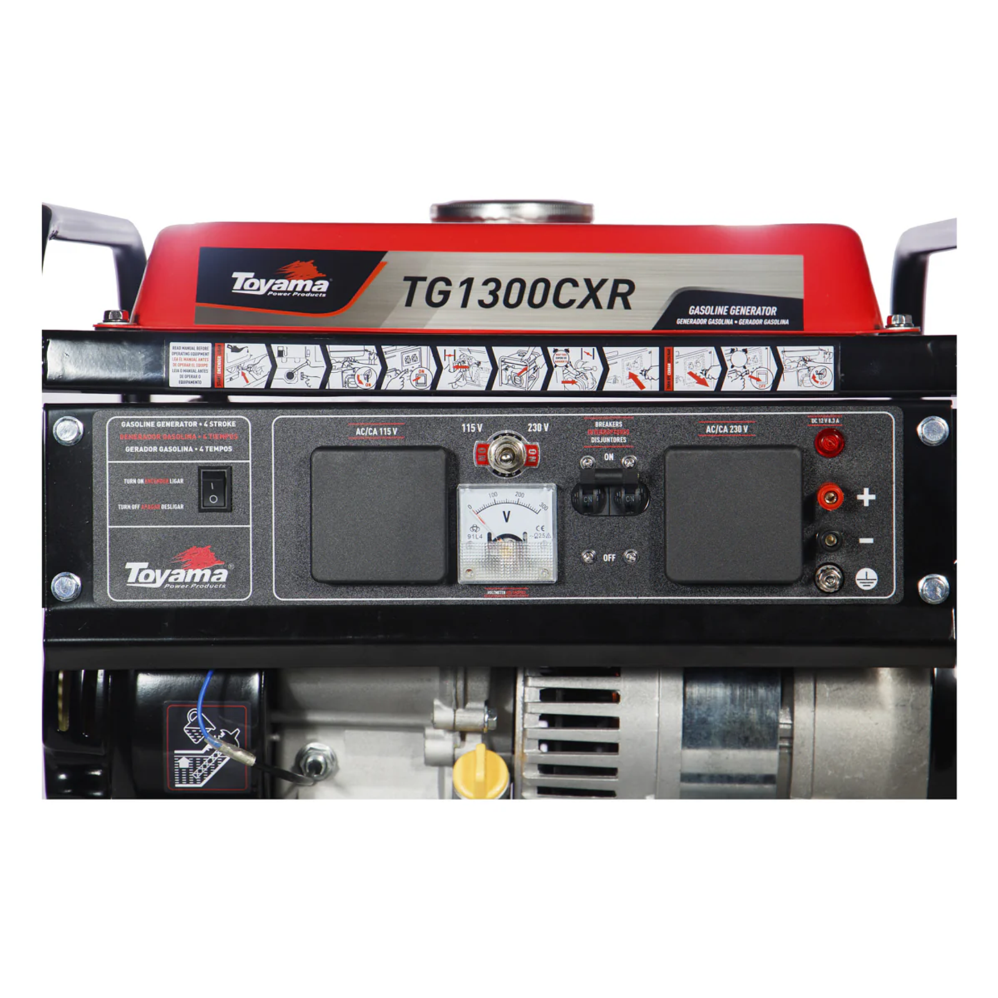 Generador Gasolina 1.1 kW TG1300-CXR | Generador eléctrico portátil económico para casa y emergencia 8