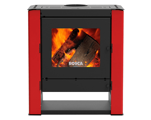 Calefactor a Leña Bosca Gold 500 Burdeo CERT – Máxima Potencia y Gran Cobertura