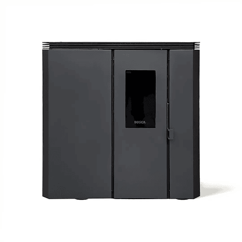Calefactor Bosca a Pellet FIT 9 Charcoal | Diseño slim, alto rendimiento y bajo consumo