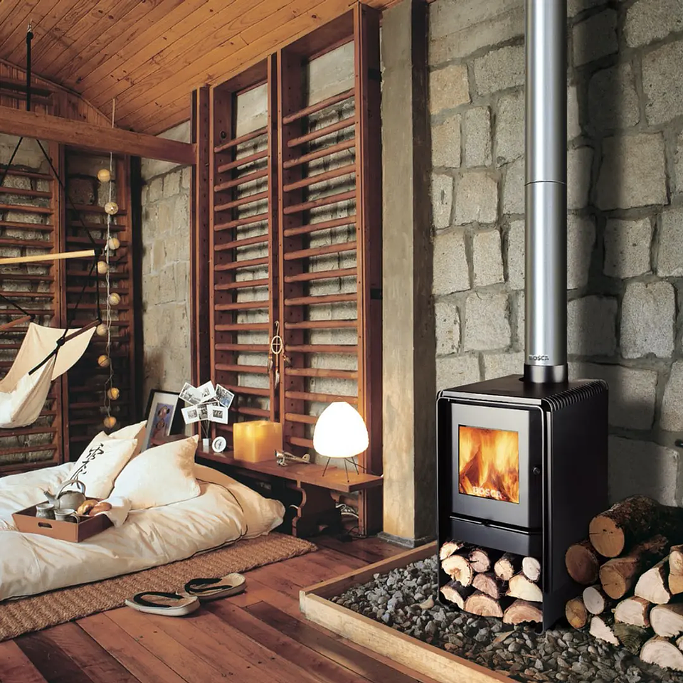 Calefactor a Leña Bosca Eco 380 CERT – Alta Potencia y Máxima Eficiencia 10