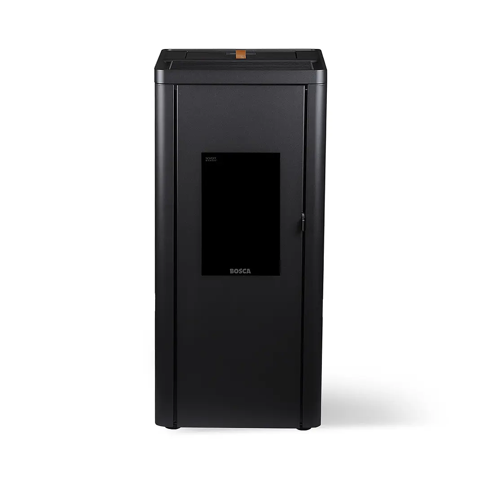 Estufa a Pellet Silenzio Black Vision | Calefacción eficiente, silenciosa y moderna 1