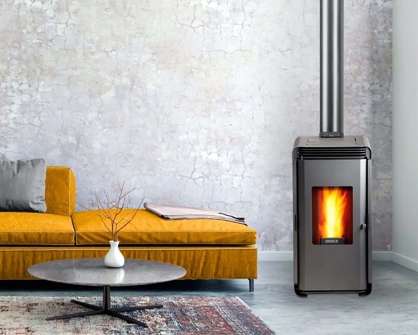 Calefactor a Pellet Bosca Hera + – Eficiencia Automática y Bajo Consumo 6