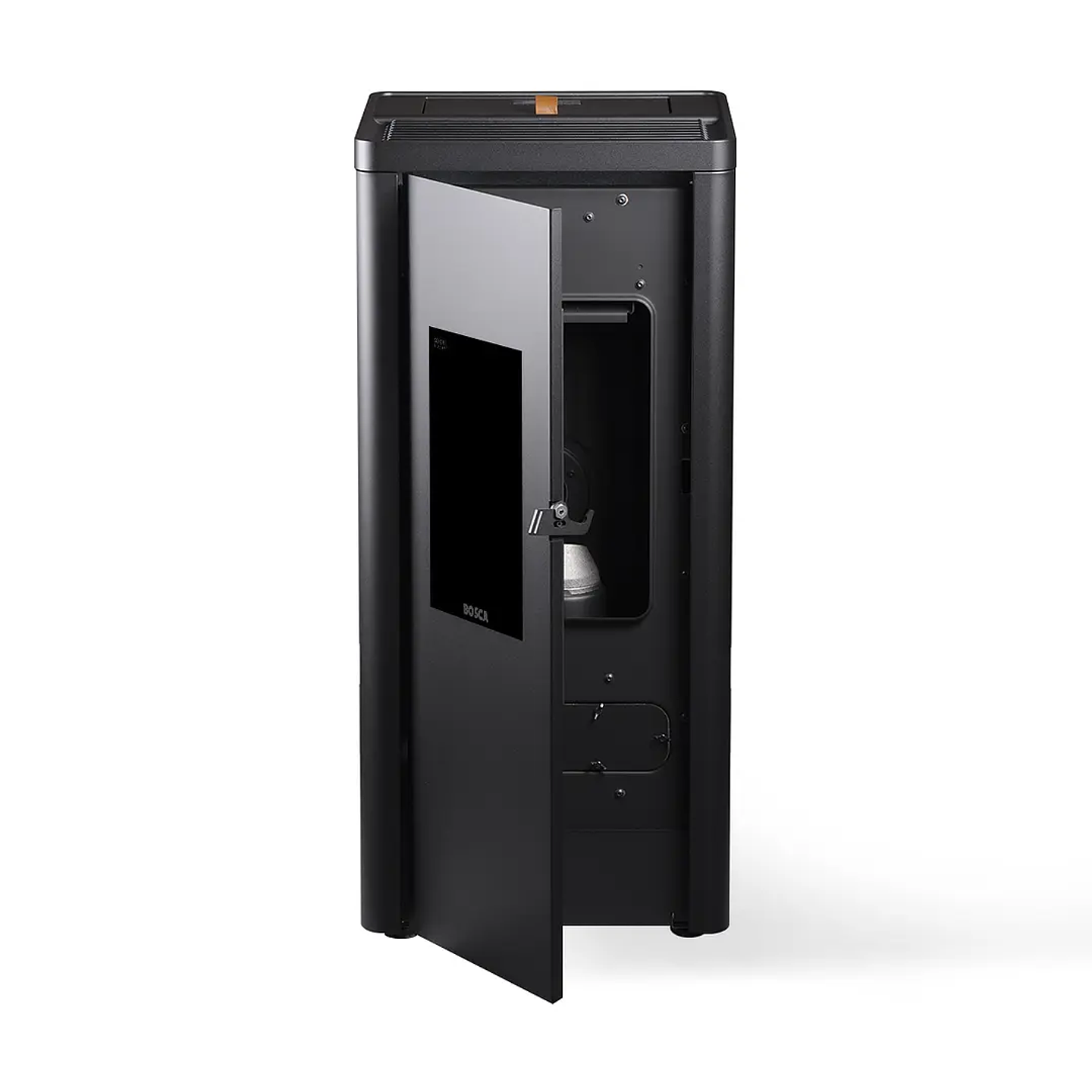 Estufa a Pellet Silenzio Black Vision | Calefacción eficiente, silenciosa y moderna 2