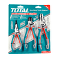 SET DE 3 ALICATES - COMBINADO INDUSTRIAL 30% AHORRO DE ESFUERZO - Miniatura 3