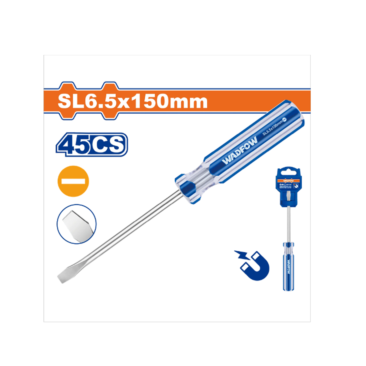 DESTORNILLADOR PLANO IMANTADO SL4,0X150MM 2