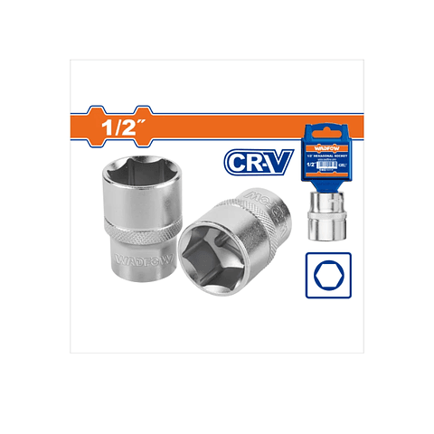 DADO HEXAGONAL 1/2" 19MM