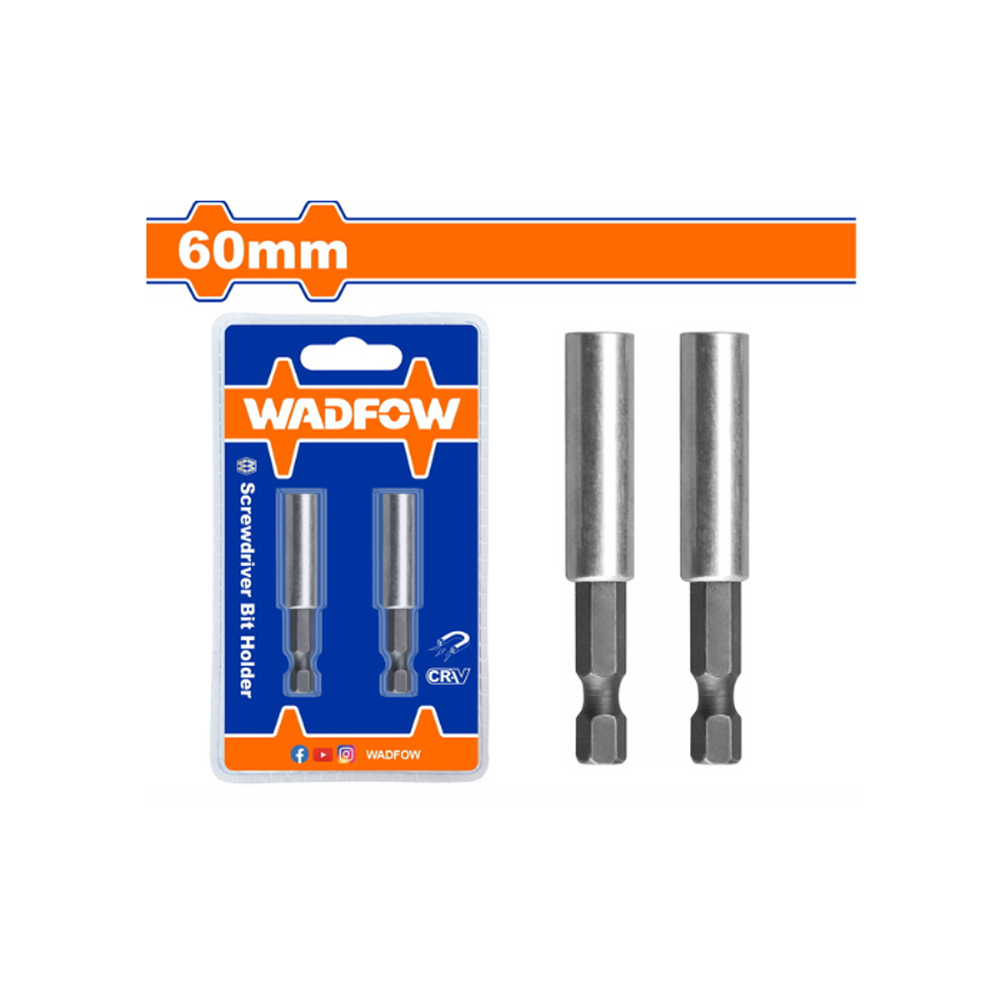 SET 2 SOPORTES PARA PUNTAS DESTORNILLADOR 60MM 2