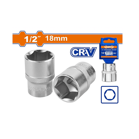 DADO HEXAGONAL 1/2" 18MM