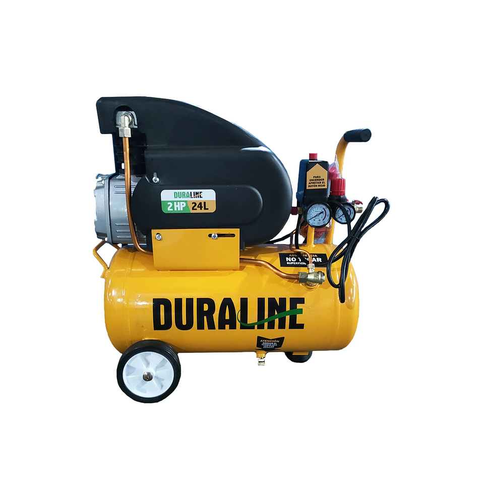 Compresor Duraline 24 Litros 2HP 220V – Aire Comprimido Compacto y Eficiente 1