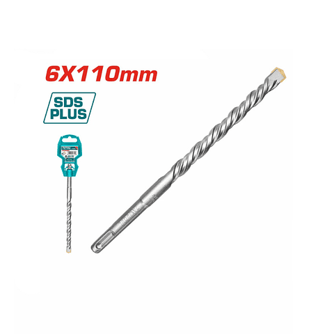 BROCA CEMENTO SDS PLUS 6 X 110 MM TOTAL