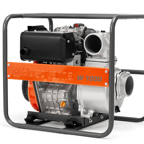 Motobomba Diésel Husqvarna 8.5 HP – Alto Caudal para Trabajo Exigente