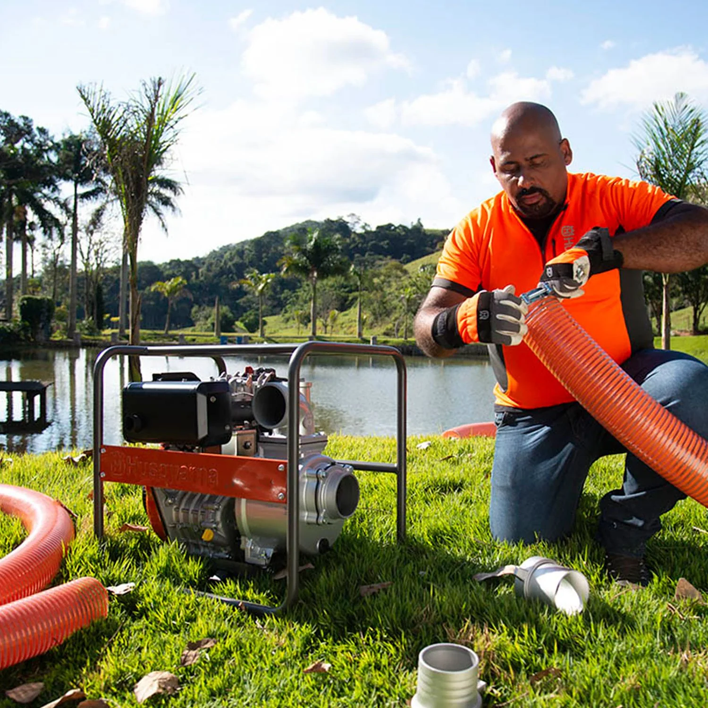 Motobomba Husqvarna 2” Gasolina 6.5 HP – Alto Caudal y Máximo Rendimiento 2
