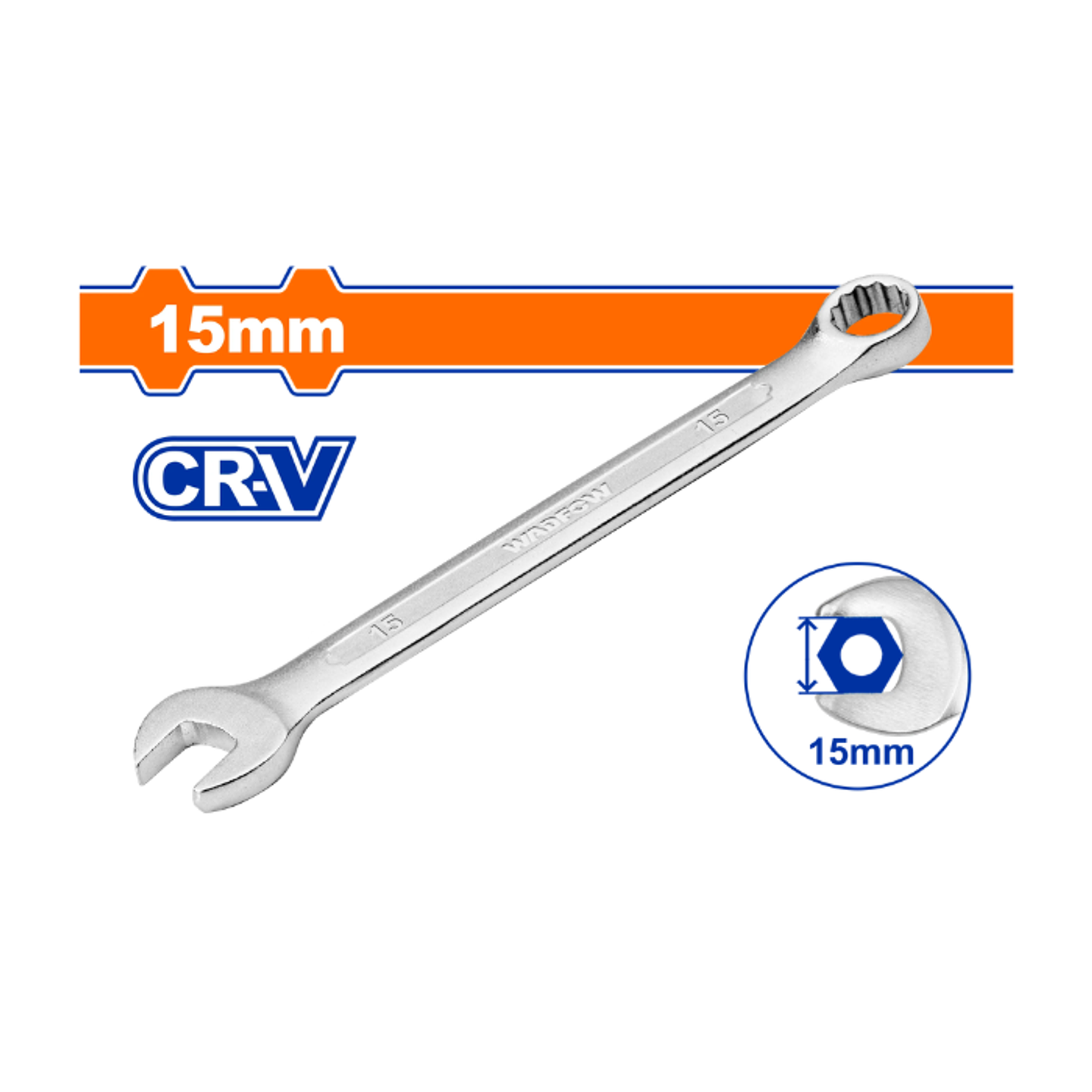 LLAVE DOBLE PUNTA-CORONA 15MM 2