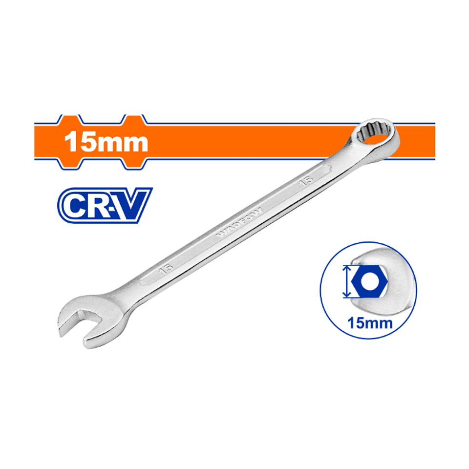 LLAVE DOBLE PUNTA-CORONA 15MM 2