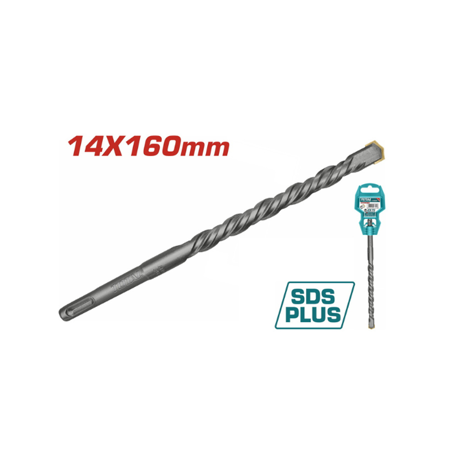 BROCA CEMENTO SDS PLUS 14 X 160MM TOTAL 2