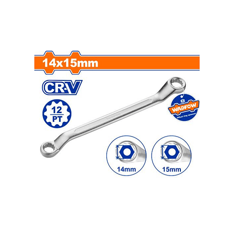 LLAVE DOBLE CORONA 14X15MM