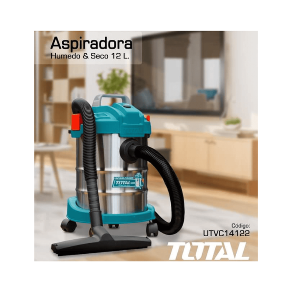 ASPIRADORA POLVO/AGUA 800W 12L TOTAL 3