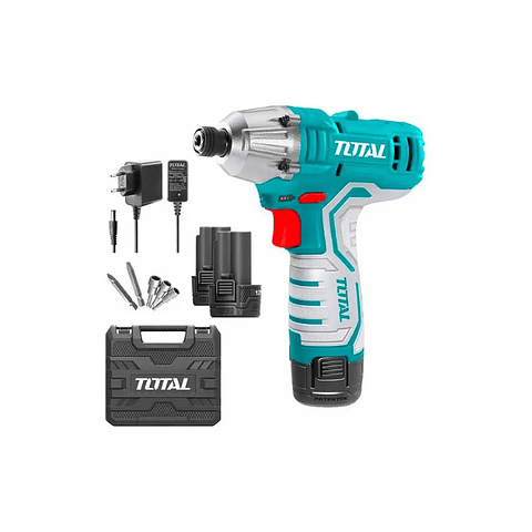 ATORNILLADOR DE IMPACTO INALAMBRICO 12V 100NM 2BATS+CARG+ACCS