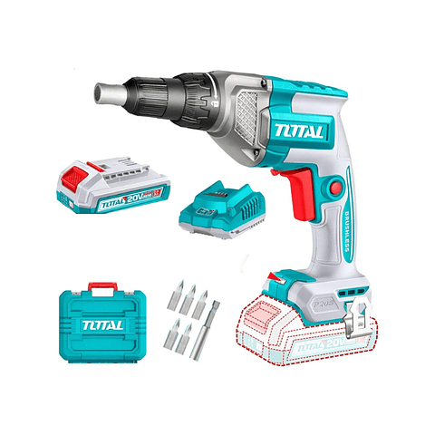 ATORNILLADOR YESERO INALAMBRICO 20V 1/4" 30NM BAT+CARG+ACCS