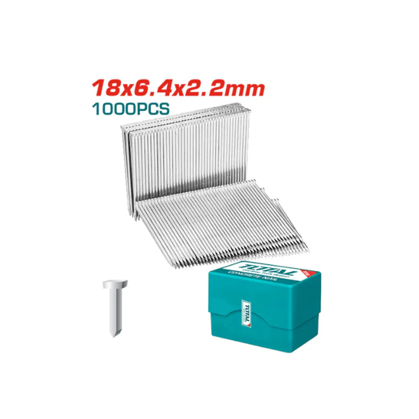 CLAVO DE CONCRETOS 18 MM 1000 PCS (TAT8641) 1