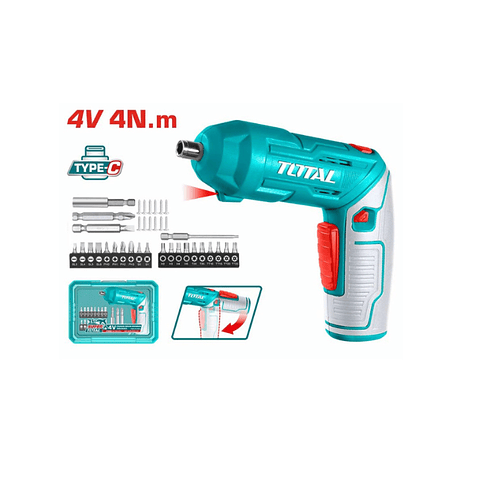 DESTORNILLADOR INALAMBRICO 4NM 4V+ACCS