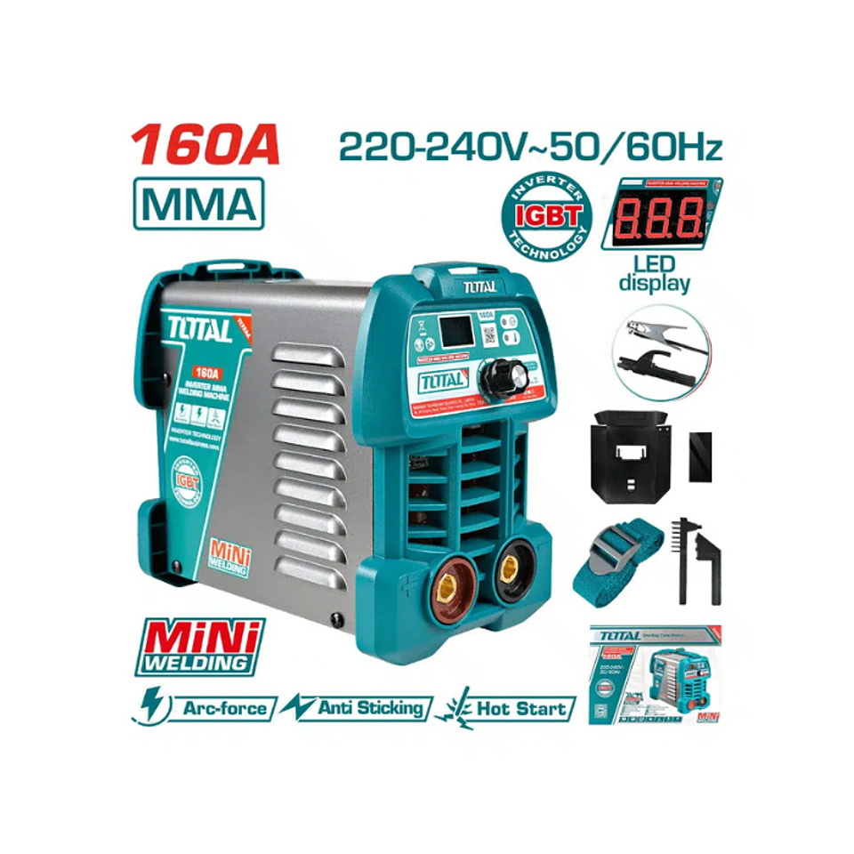 SOLDADORA INVERTER 160A LED 2