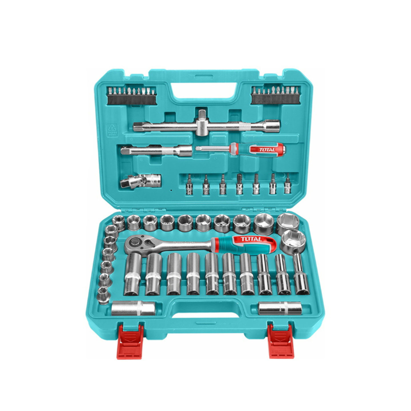 SET SET DADOS CUADRANTE 1/2 PULGADA 62 PCS ST 1