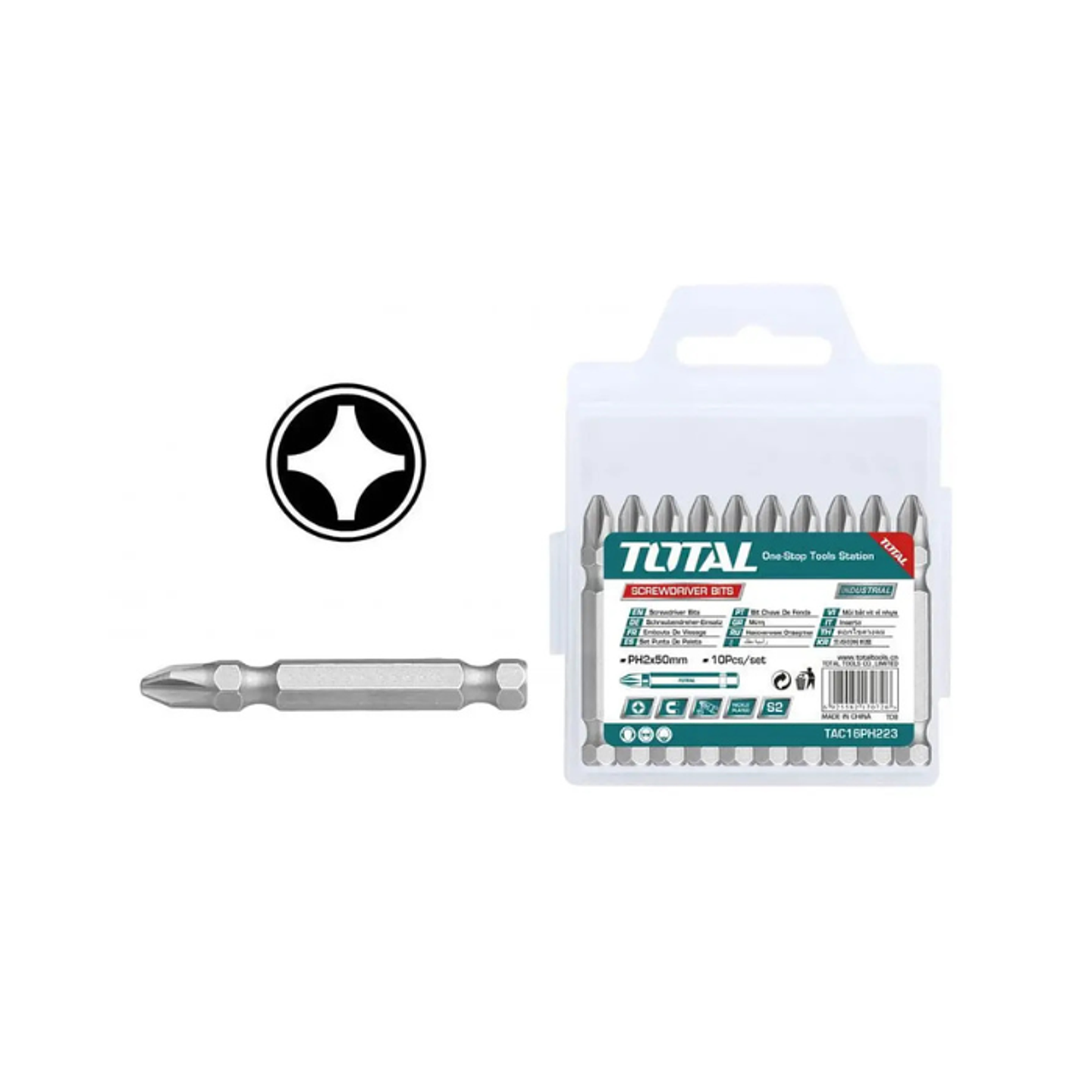 Set Punta Phillips PH2 simple 10pzas 2