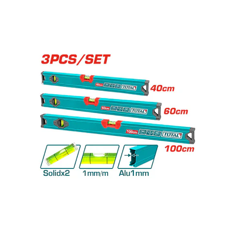 SET NIVEL BURBUJA  3 PCS