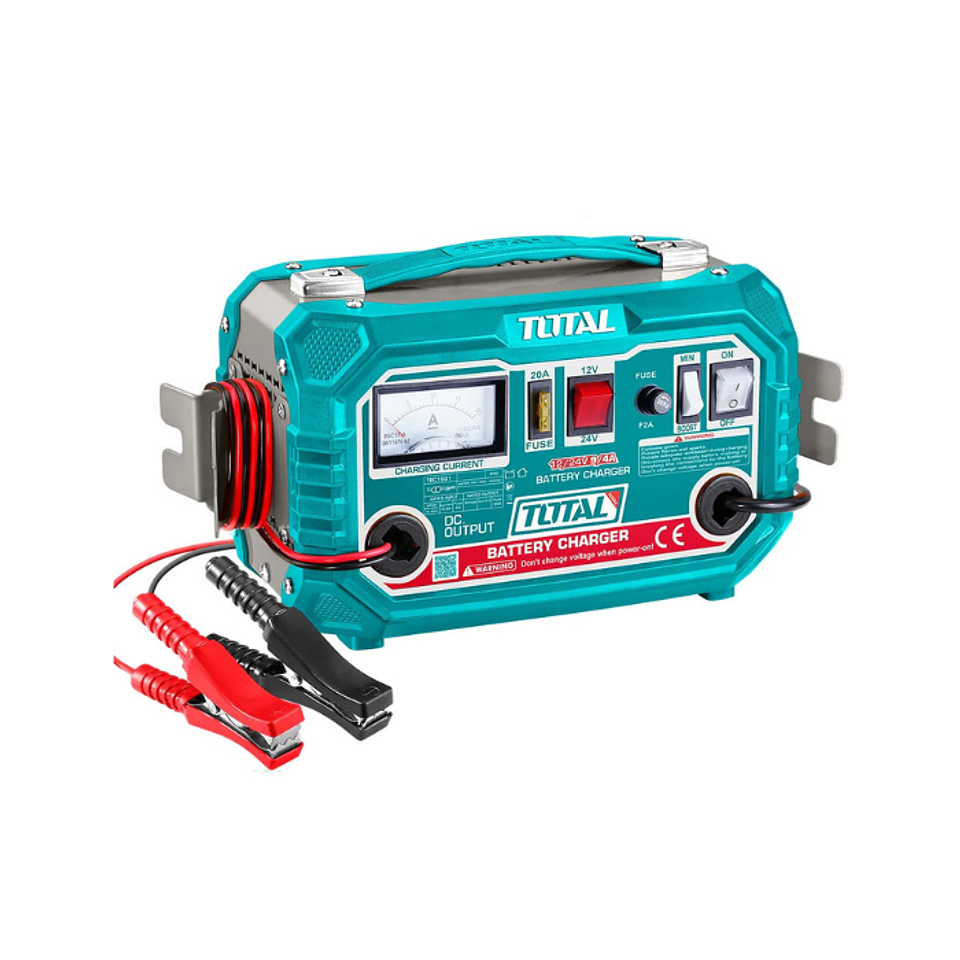 CARGADOR PARA BATERIA PARTIDA DE AUTO 12 A 24 VOLT CH 1