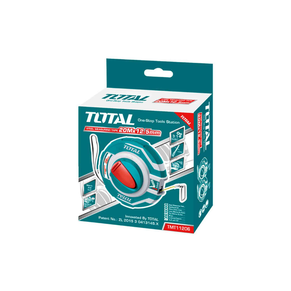 CINTA METRICA DE ACERO 20 M - M/ERGONOMICO 2