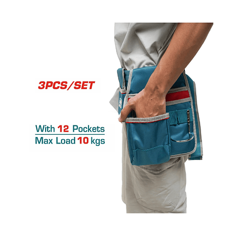 CINTURON DE TRABAJO 12 BOLSILLOS SUPER TOTAL