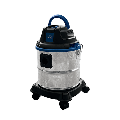 Aspiradora Seco y Húmedo Profesional 12 Litros ALPHA PRO – Potente, Compacta y Versátil