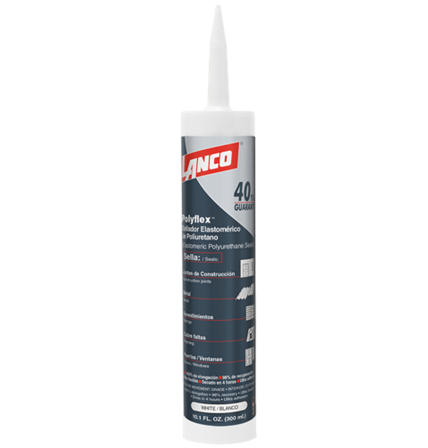 Lanco Sellador de Poliuretano Polyflex (Disponible en 3 Colores) 300ml 2