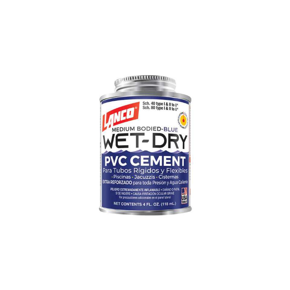 Lanco Wet-Dry Pegamento para PVC 1