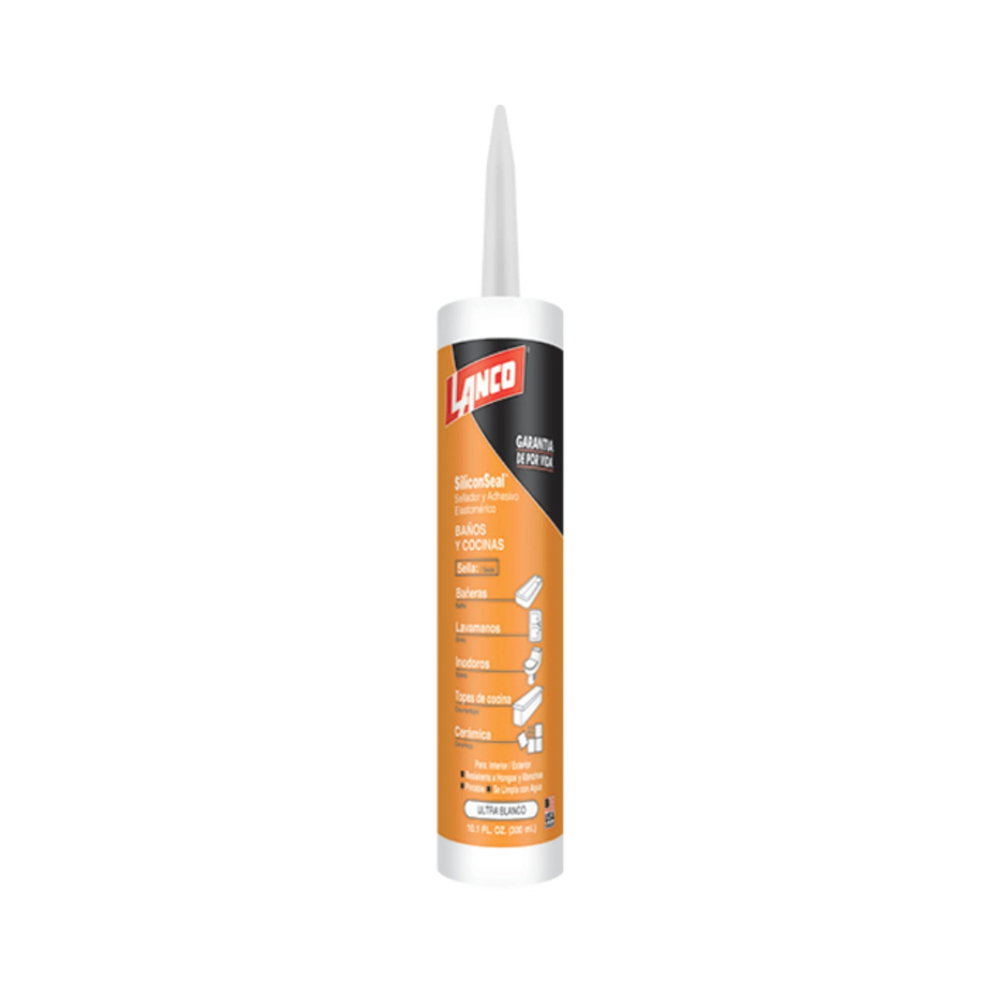 Lanco Sellador Acrílico Siliconseal (Blanco) 1