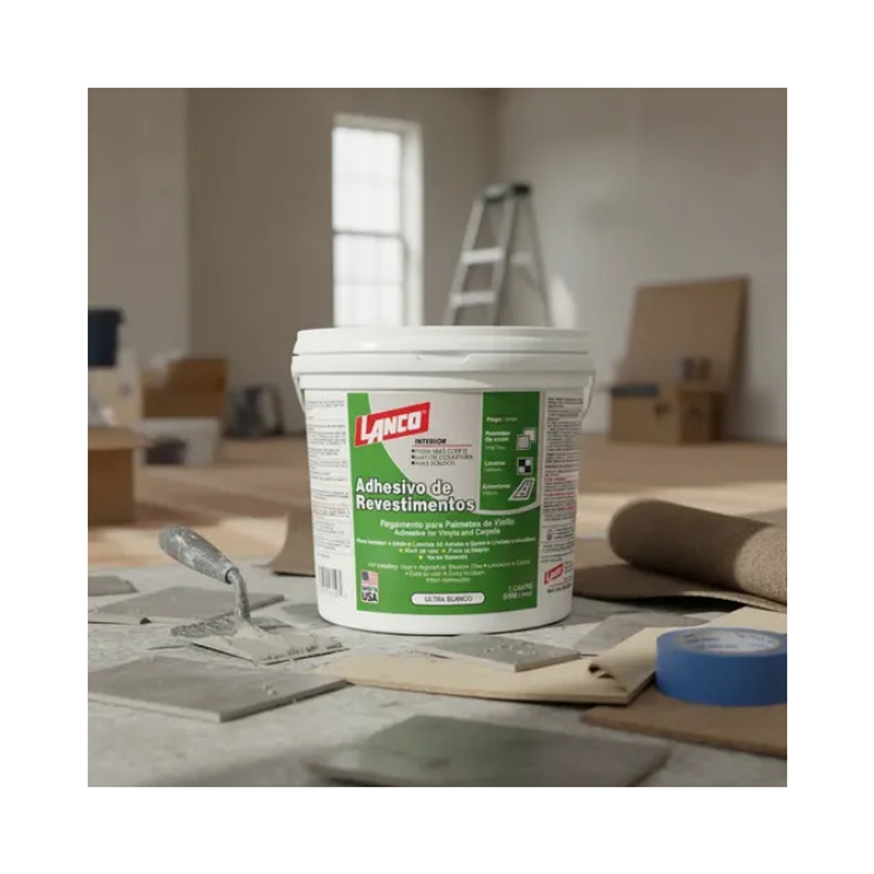 Lanco Adhesivo para Alfombras y Vinílicos (Blanco) 4