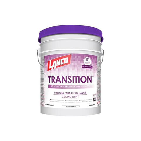 Pintura para cielo rasos Transition – Lanco