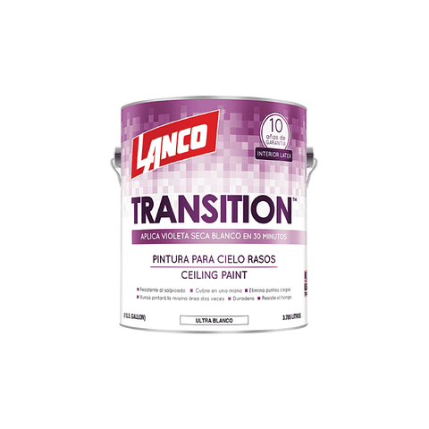 Pintura para cielo rasos Transition – Lanco