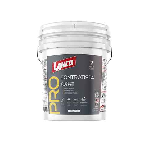 Lanco Látex Pro Contratista Ultra Blanco
