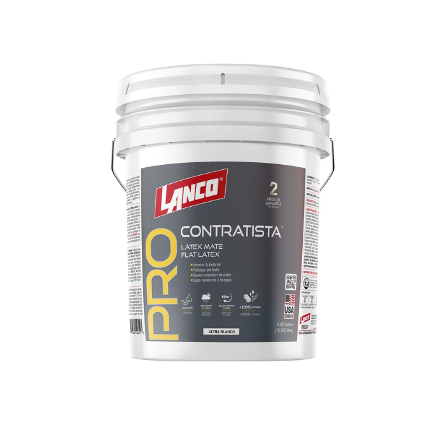 Lanco Látex Pro Contratista Ultra Blanco 2