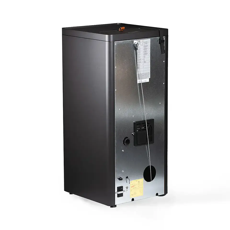 Estufa a Pellet Silenzio Black Vision | Calefacción eficiente, silenciosa y moderna 3