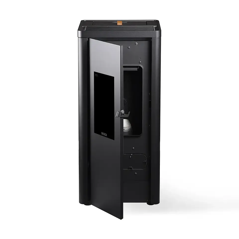Estufa a Pellet Silenzio Black Vision | Calefacción eficiente, silenciosa y moderna 6